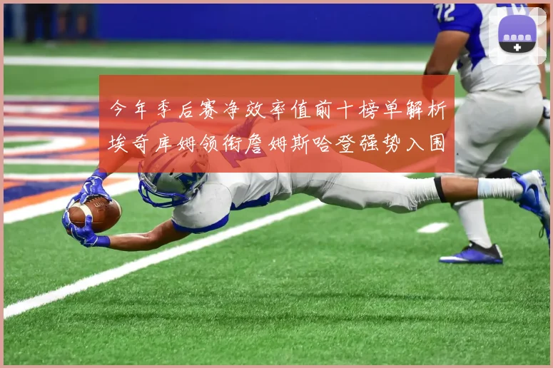 今年季后赛净效率值前十榜单解析埃奇库姆领衔詹姆斯哈登强势入围