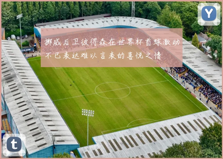 挪威后卫彼得森在世界杯首球激动不已表达难以言表的喜悦之情